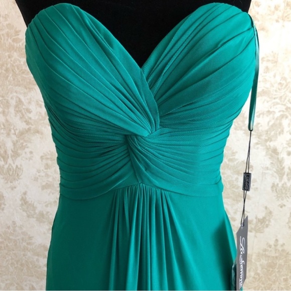 BNWT La Femme beaded gown - Picture 2 of 9